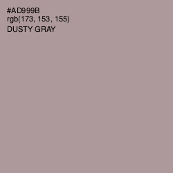 #AD999B - Dusty Gray Color Image